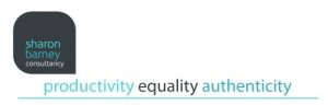 Sharon Barney gender equality logo